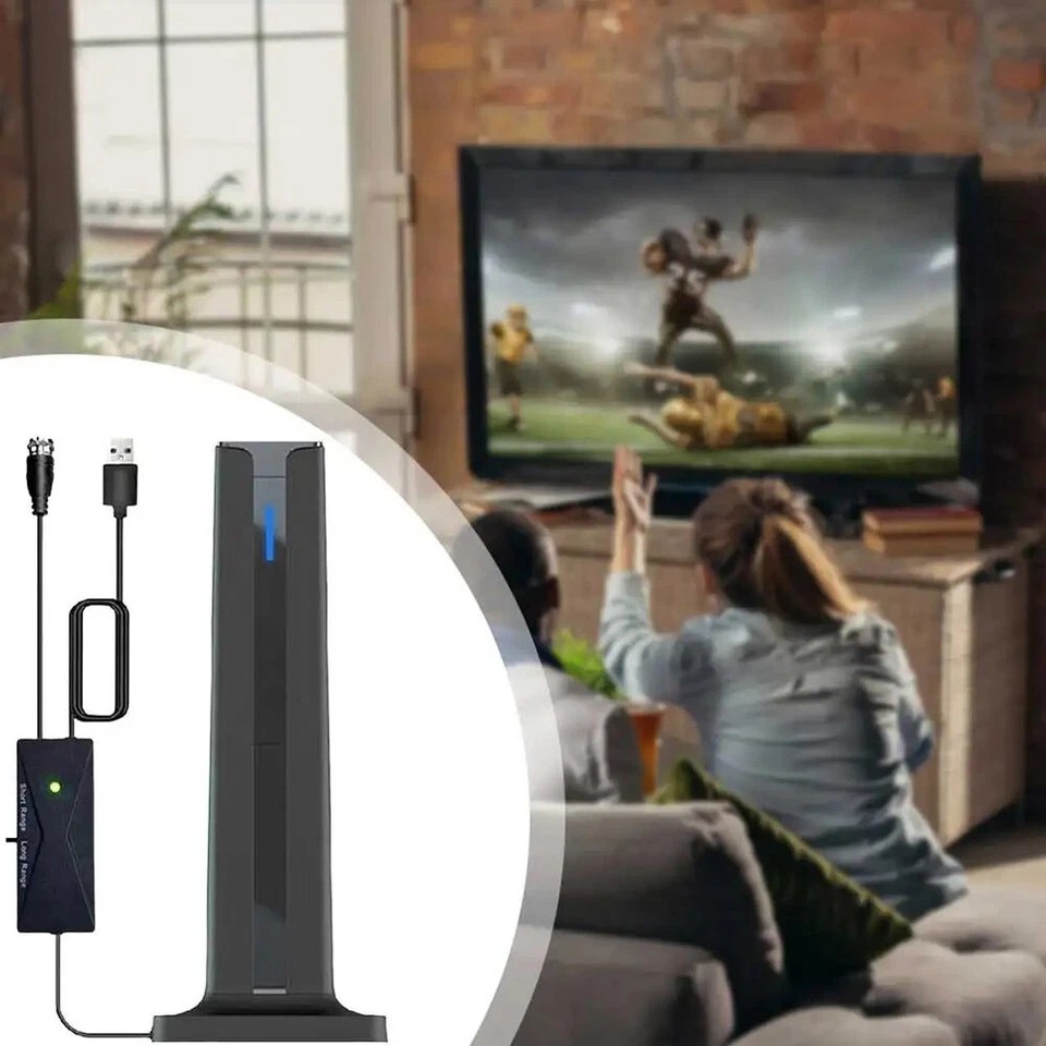 8000 Miles Upgraded TV Antenna Digital HD Indoor HDTV 1080P 4K Long Range USA