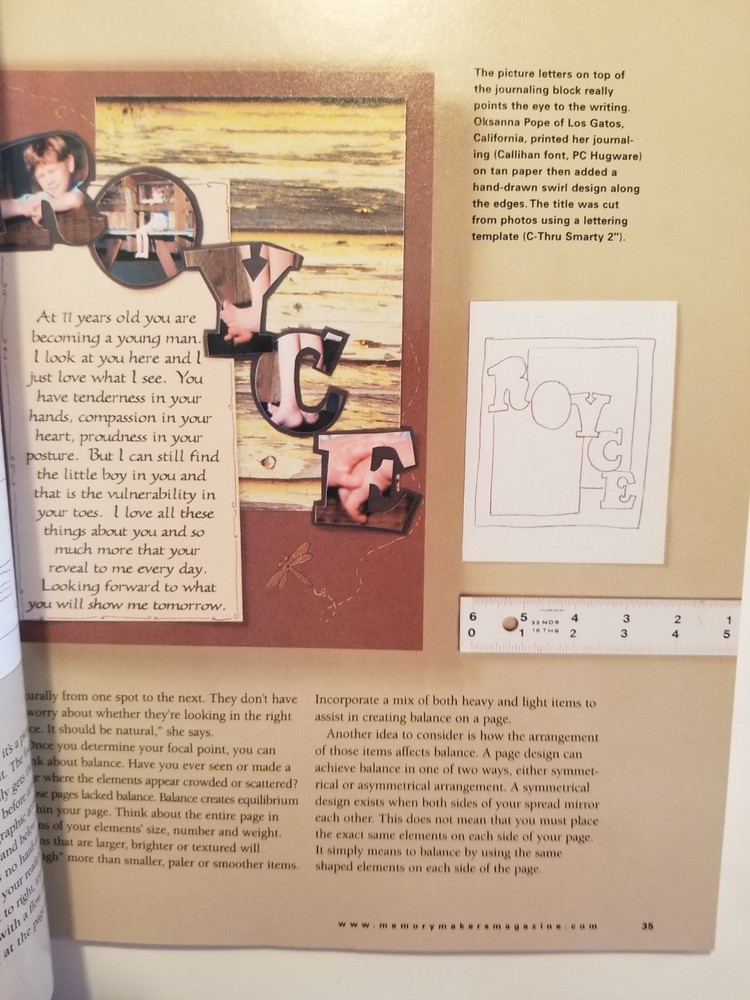 Vintage fast & Easy Scrapbooking Memory Makers Special Issue Fall 2002