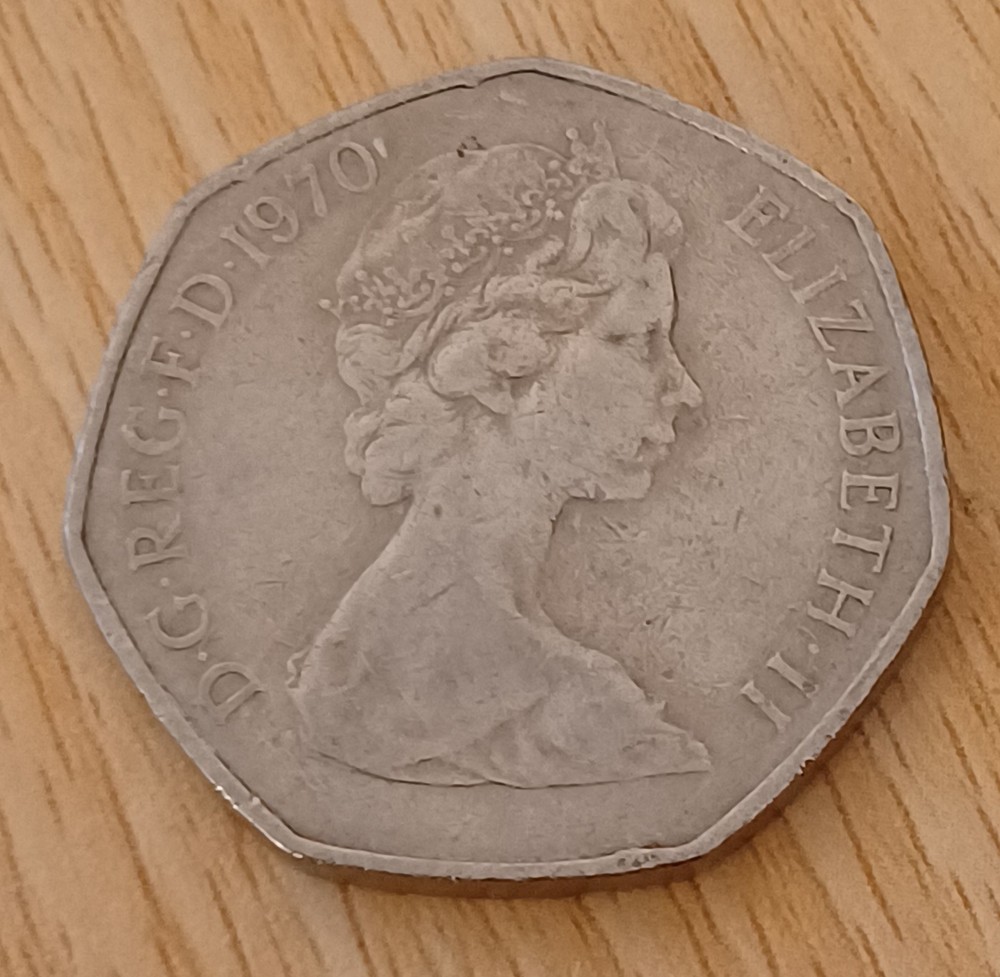 1970 50p Coin