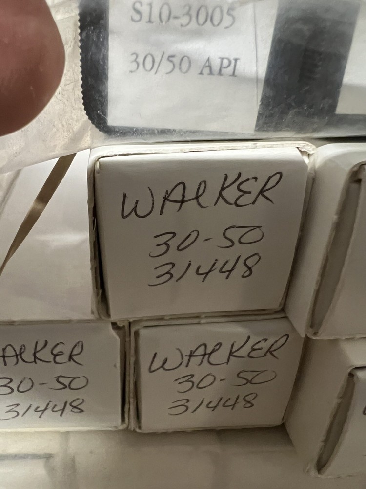 W.L. Walker Certified API Gravity HYDROMETERS 30-50.