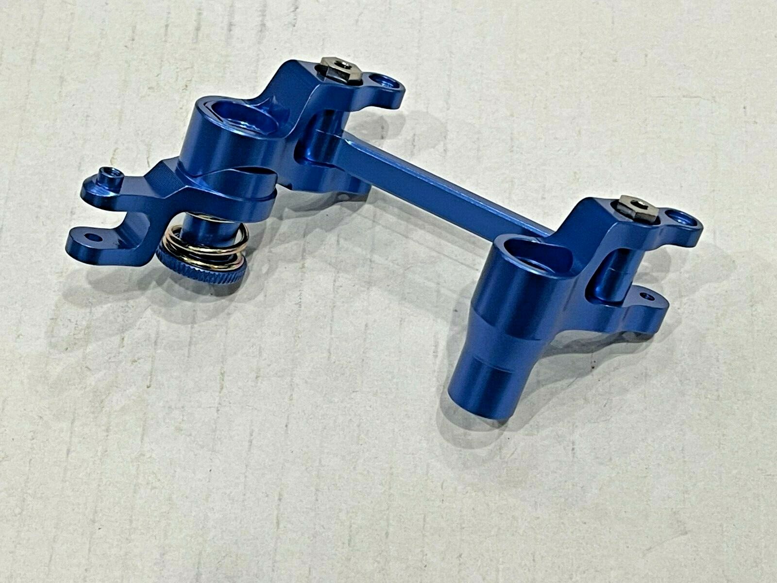Aluminum Servo Saver Bellcrank Steering For 1/10 Traxxas Maxx Blue