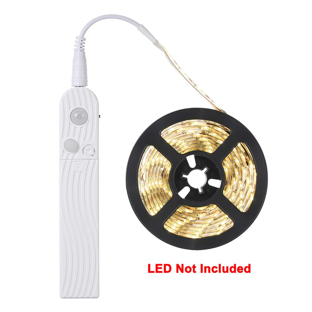 Wireless PIR Motion Sensor Controller 5V Battery Box For LED Light Strip Bedroom