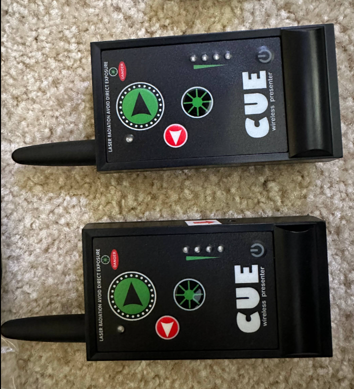 Super Cuelight Presenter Remote 1Receiver & 2Transmitters For PPT Presentation