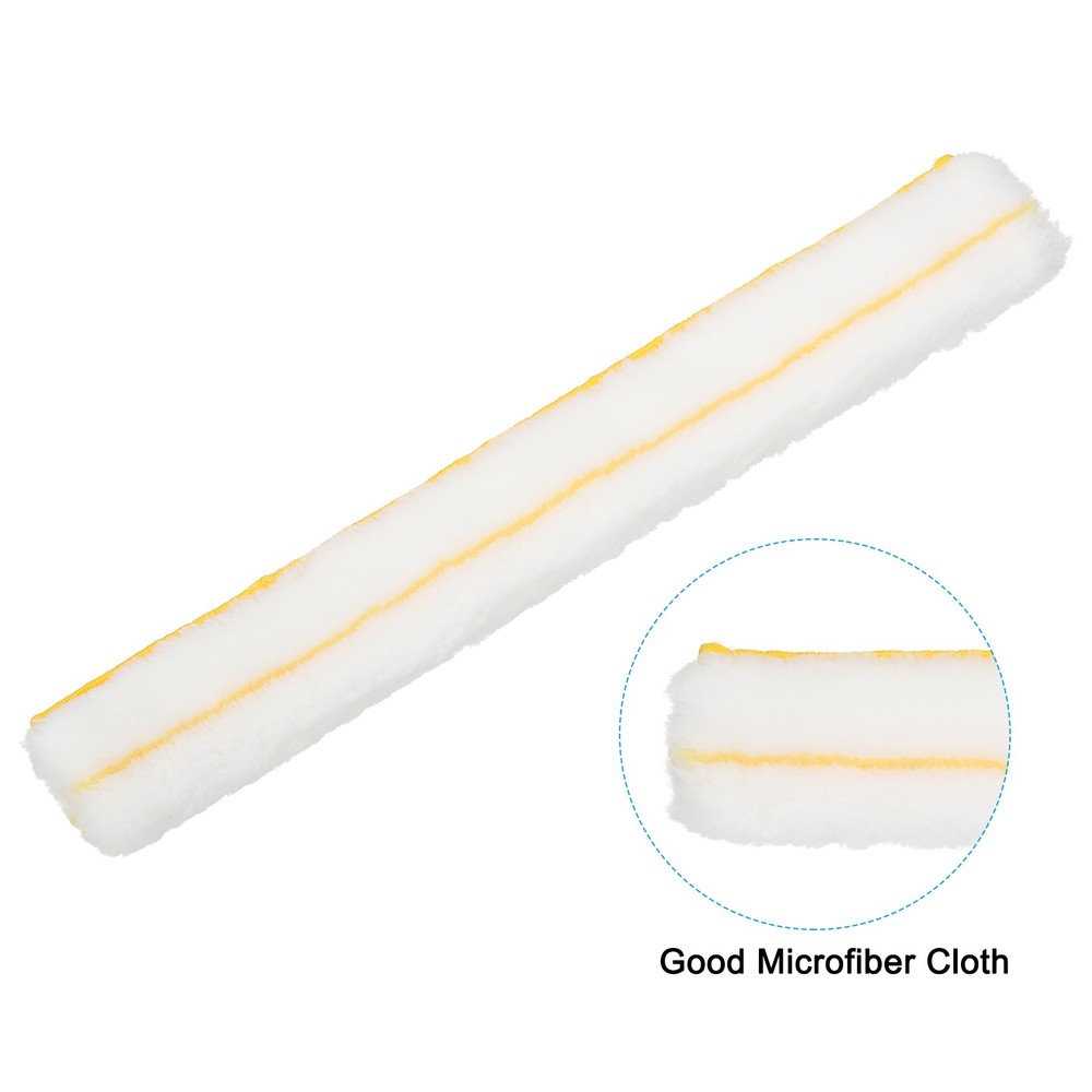 Microfiber Window Scrubber Replacement Head 17.72" Yellow/White