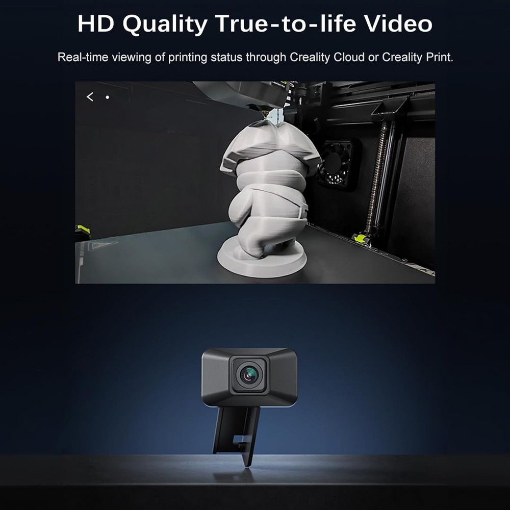 Creality K1 AI Camera 3D Printer Camera, Time Lapse Filming, AI Detection, HD Qu