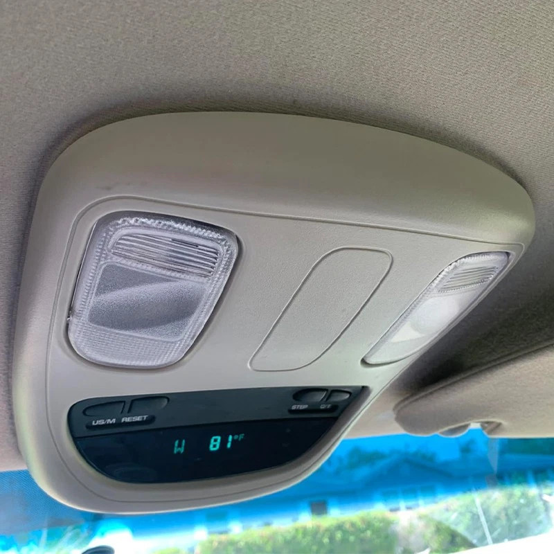 For 02-10 Dodge Ram 1500 2500 3500 Map Lamp Reading White Light Overhead Console