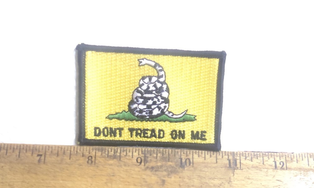 Don’t Tread on Me – Gadsden Flag Embroidered Patch