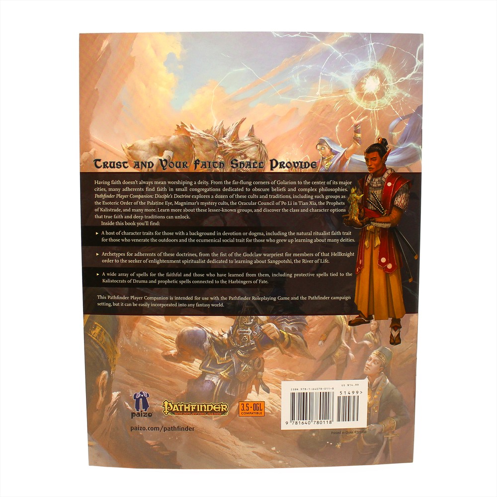 Pathfinder Player Companion: Disciple's Doctrine (RPG)