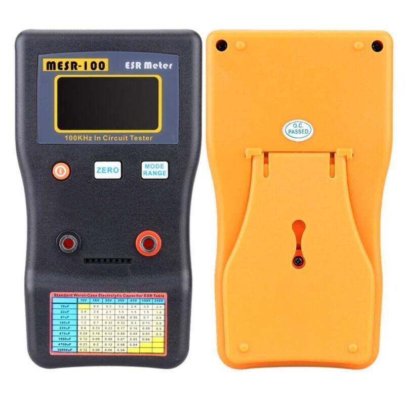 High Precision Capacitance Meter Measuring Resistance Circuit Tester MESR-100