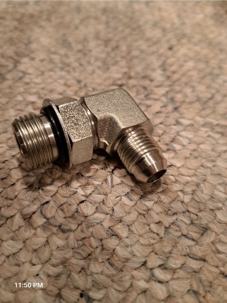 SAE 8 ORB × #6 JIC 90° ELBOW HYDRAULLIC ADAPTER- 10 PACK