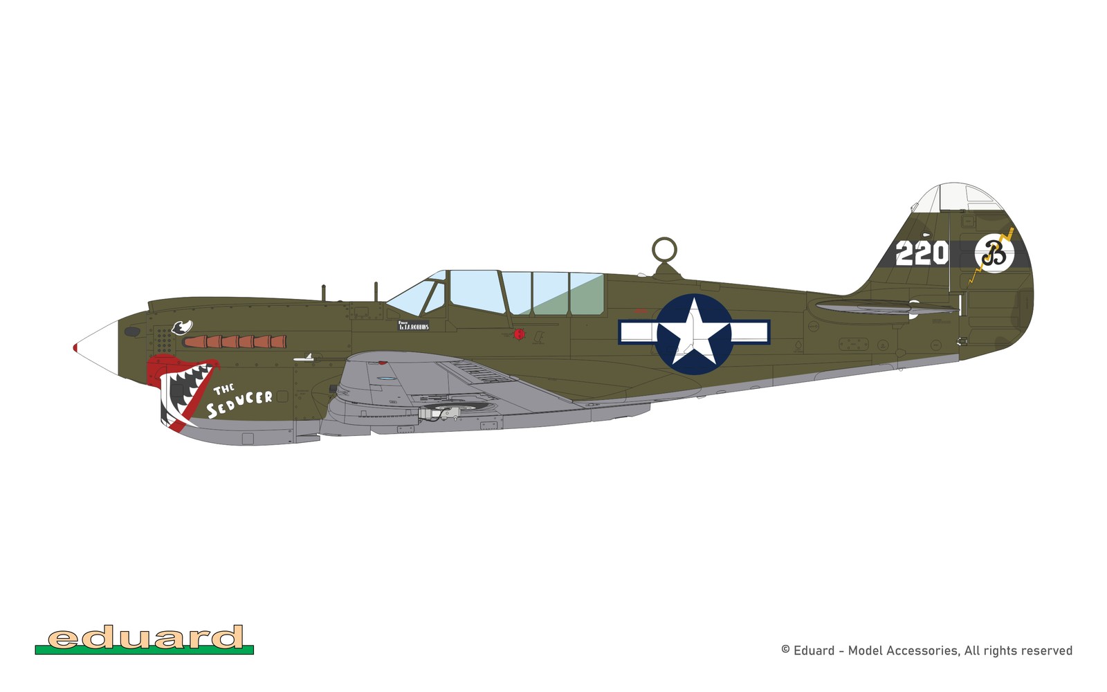 Eduard 1/48 P-40N Warhawk Royal Class Dual Combo R0025