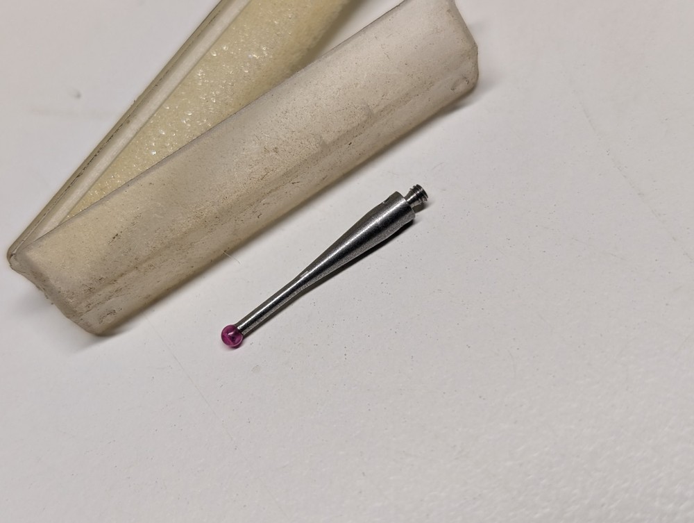 Renishaw 2mm Ruby Ball M2 Thread Stylus Indicator Tip CMM 21mm WL SS Stem