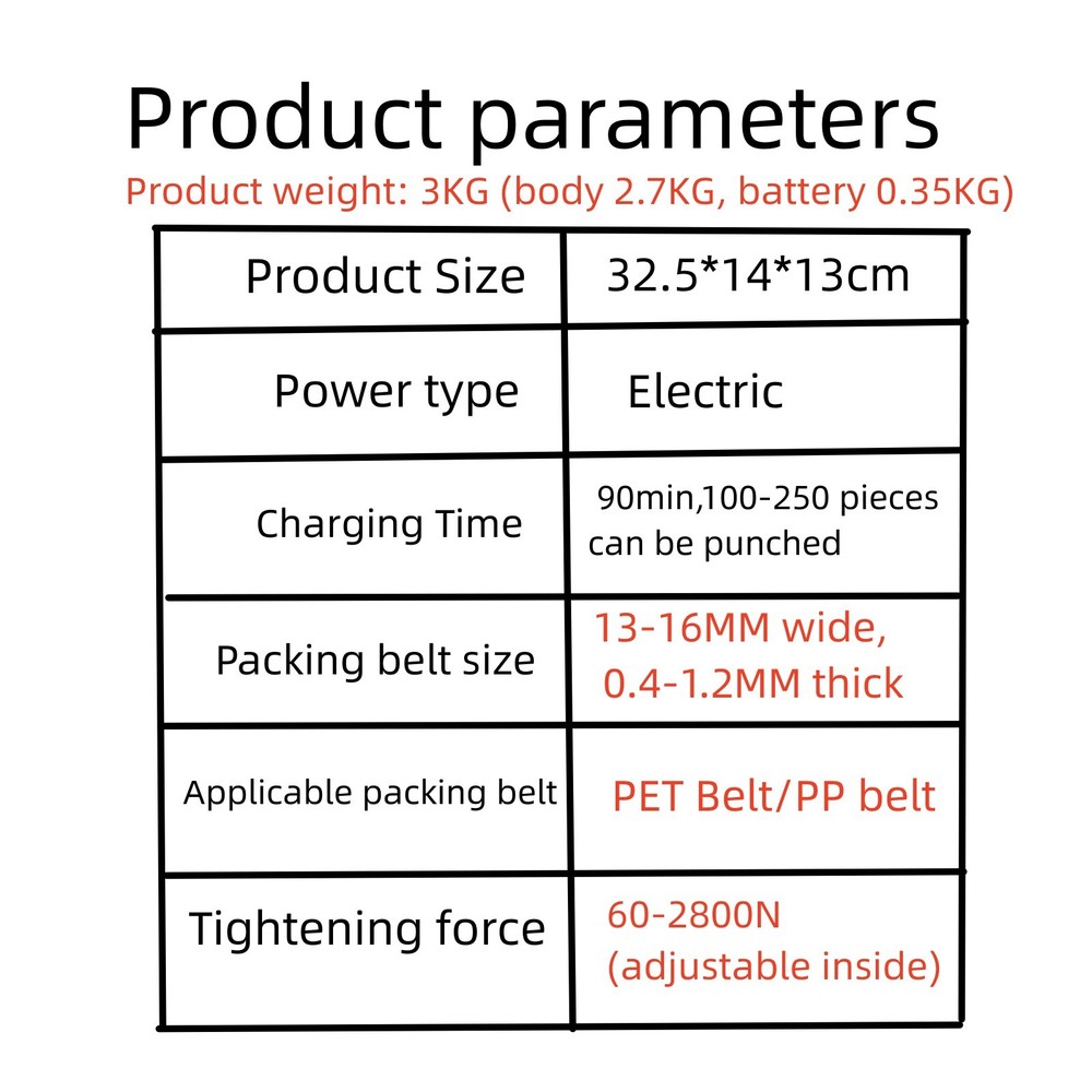 Automatic Strapping Machine Strapper Battery Operated Strapping Banding Tool US