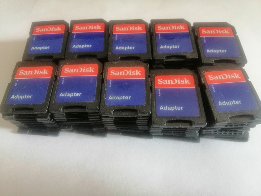 100pcs Micro SD to SD HC SDHC Memory Card Adapter Reader