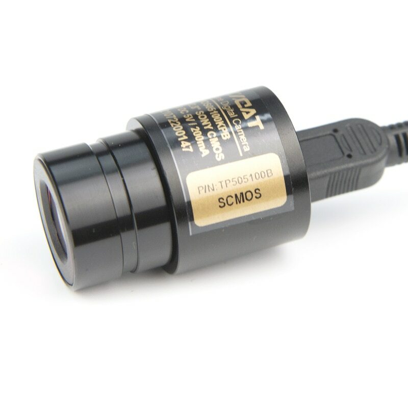 5.0MP USB CMOS Digital Camera Electronic Eyepiece with Adapters for Microscope