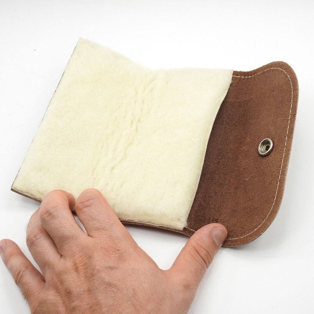 Unmarked Leather Fly Wallet.