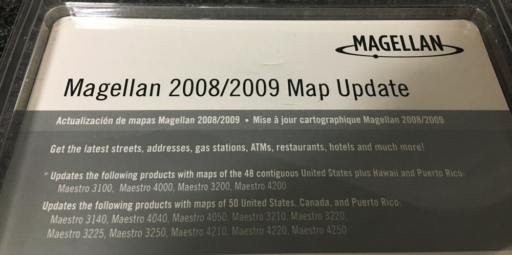 MAGELLAN 2008/2009 MAP UPDATE NAVTEQ ON BOARD