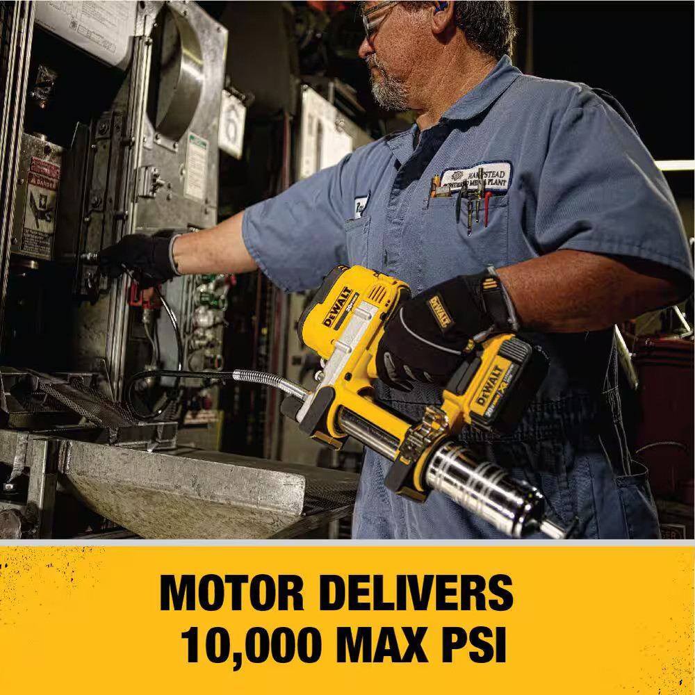 20V MAX Cordless 10,000 PSI Variable Speed Grease Gun (Tool Only)