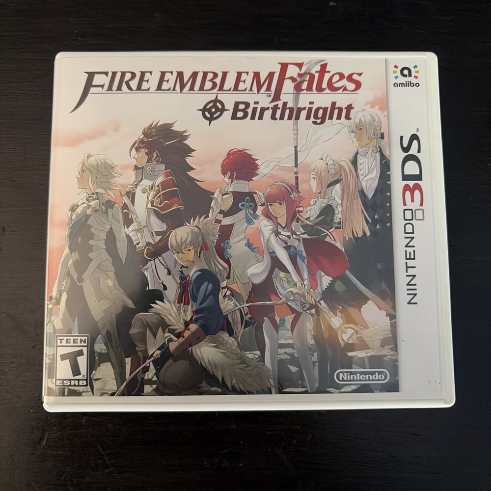 Fire Emblem Fates: Birthright (3DS, 2016) Case Only