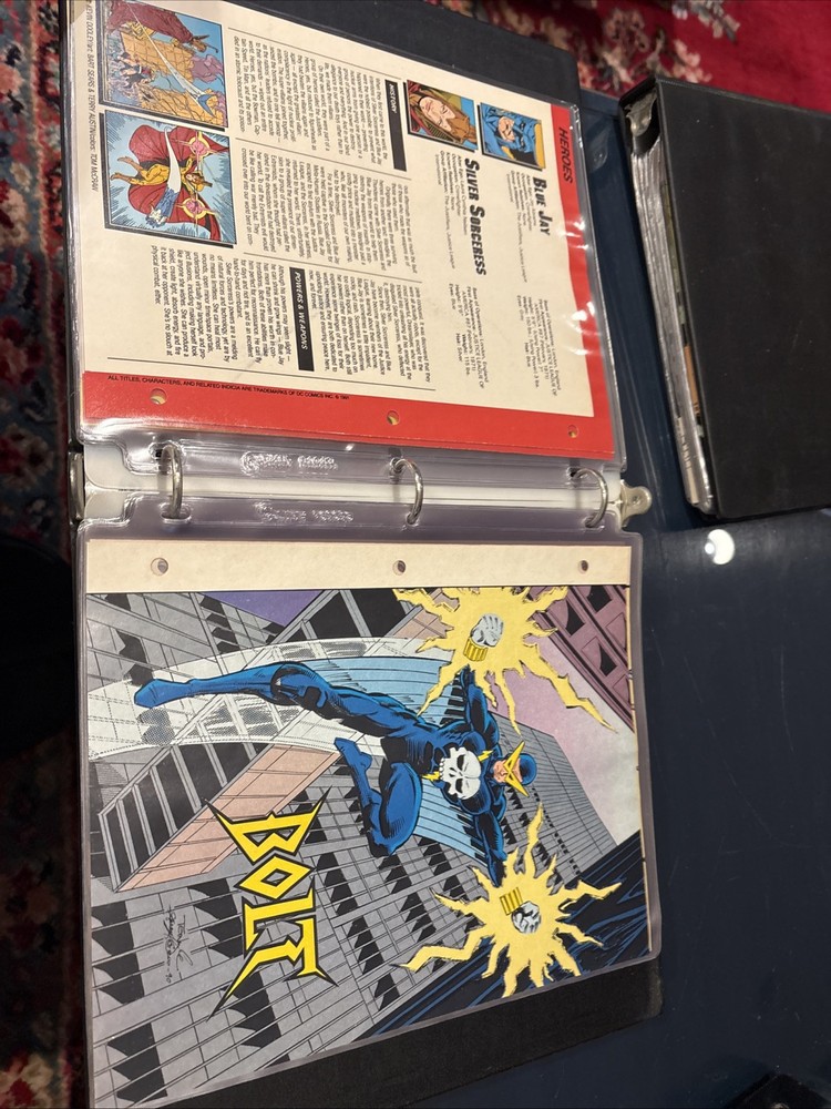 Comic Book Bio Binder
