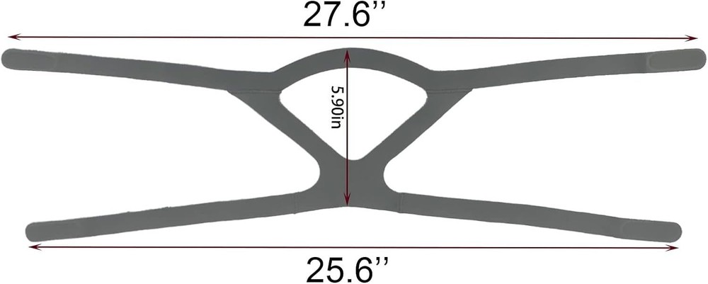 Headgear View Full Face Mask Standard Size CPAP Mask Replacement Headgear