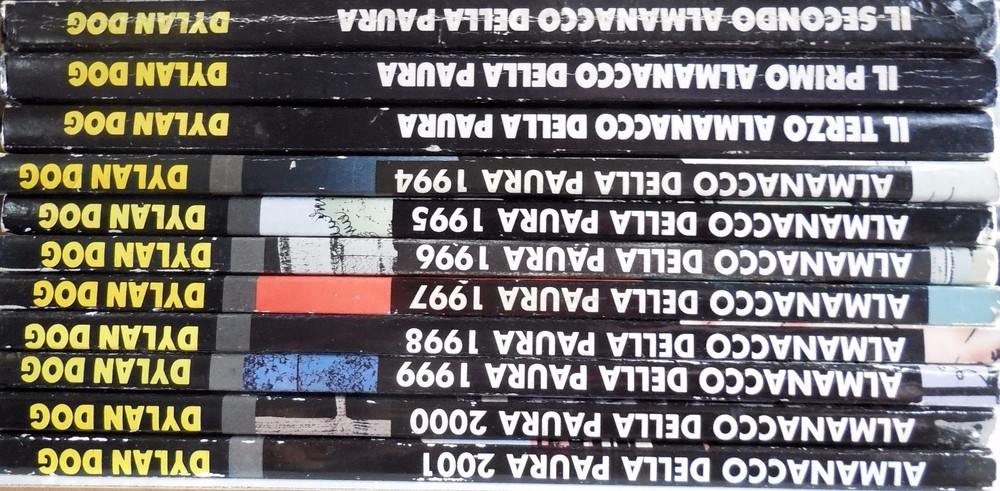 FEAR ALMANAC LOT DYLAN DOG SEQUENCE 1991-2001
