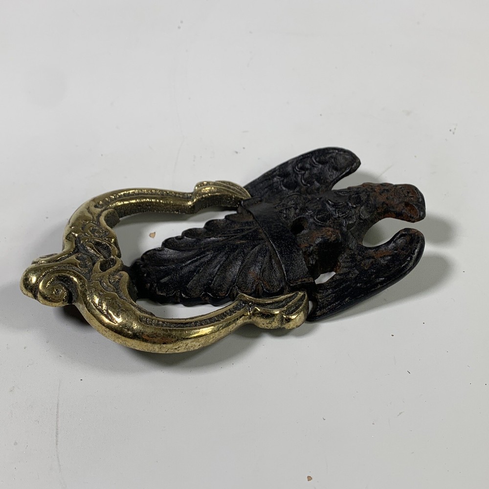Vintage Brass Eagle Cast Iron Door Knocker