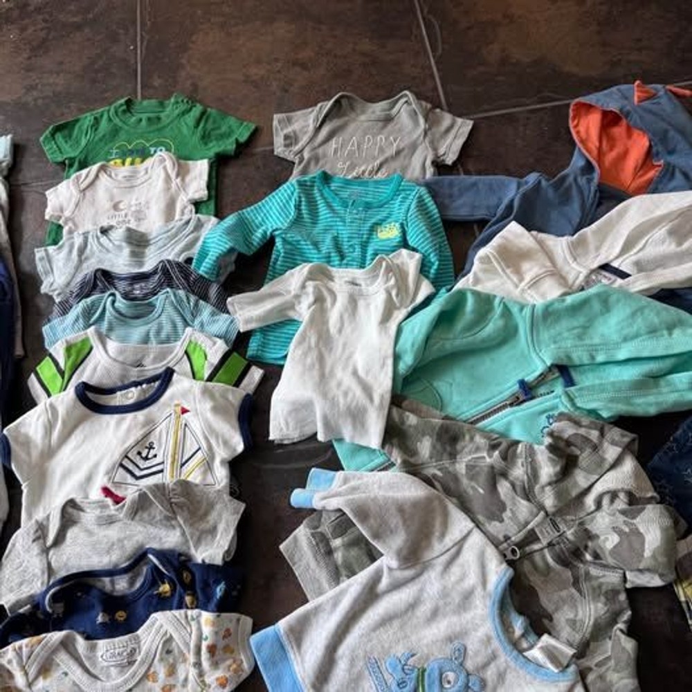 Newborn / 0-3 months boy 55+ piece bundle