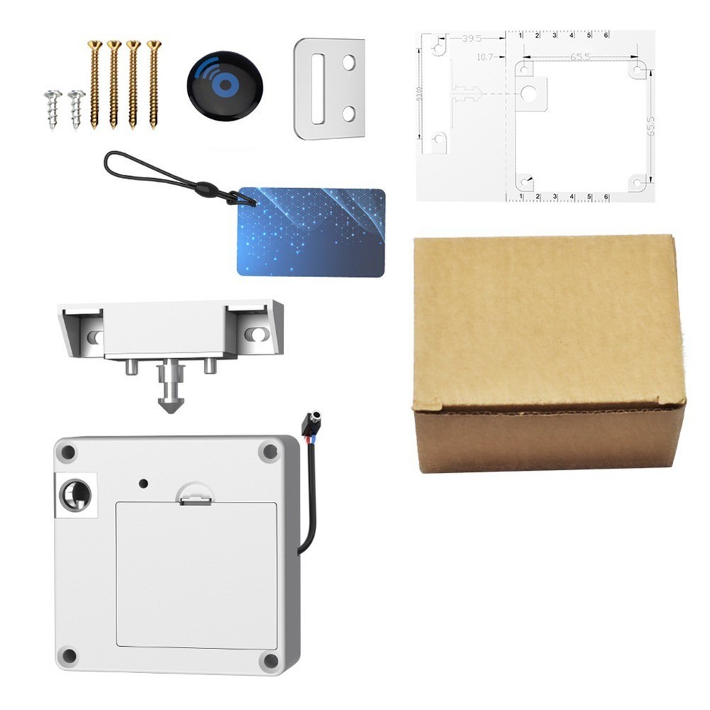 Convenient Smart Drawer Lock with Low Battery Alerts and NFC Technology