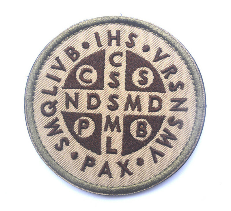 Templar Knight Crusader Holy Shield Jerusalem Christian Cross Hook Loop Patch