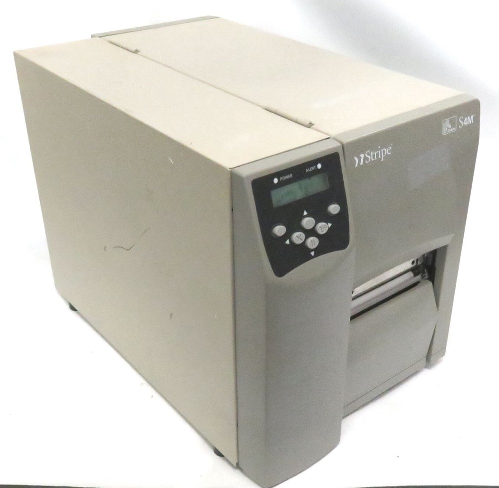 Zebra Stripe S4M Industrial Printer * Tested Working * Complete Print