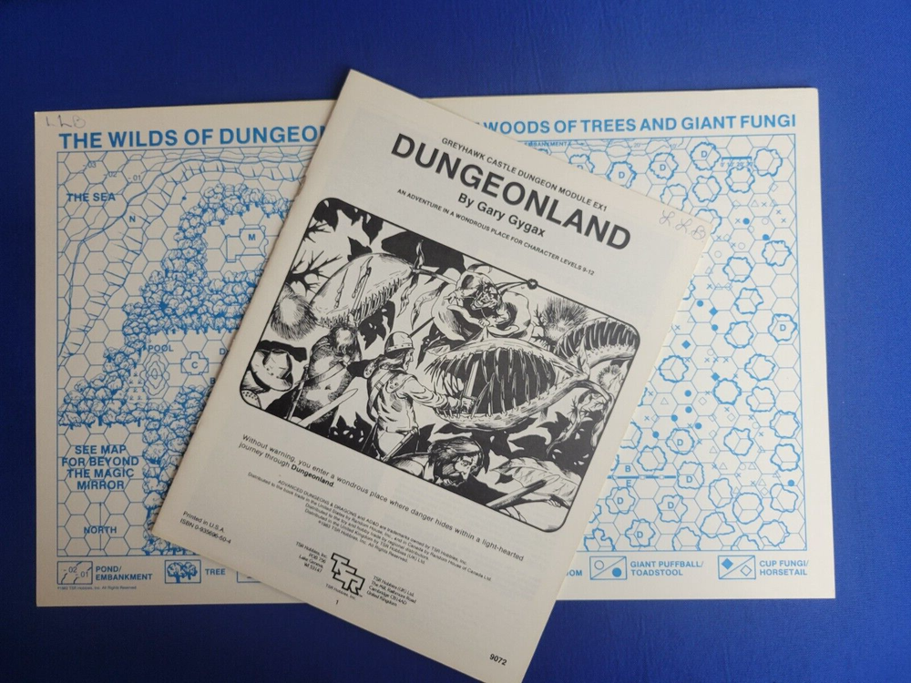 Dungeonland Adventure Module - AD&D EX1