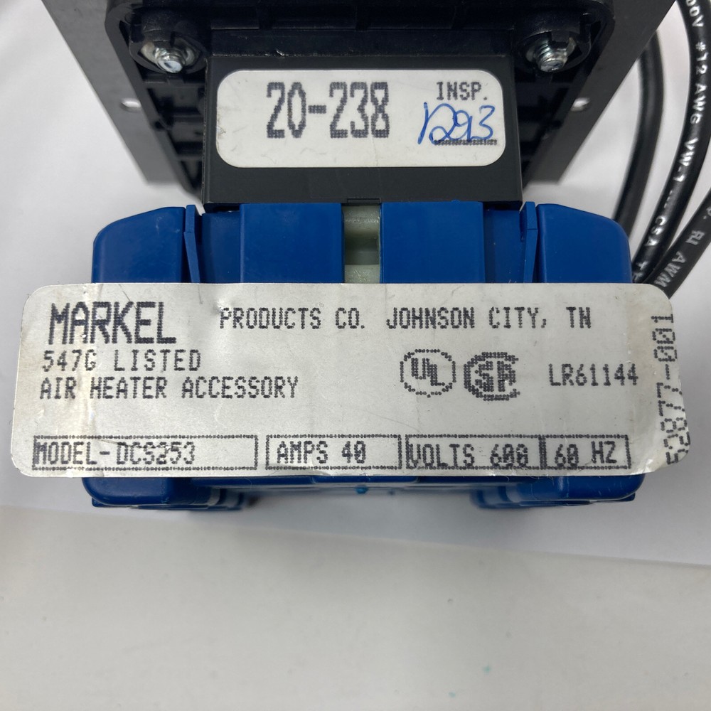 Markel DCS253 Heater Disconnect Switch (No box No instructions)