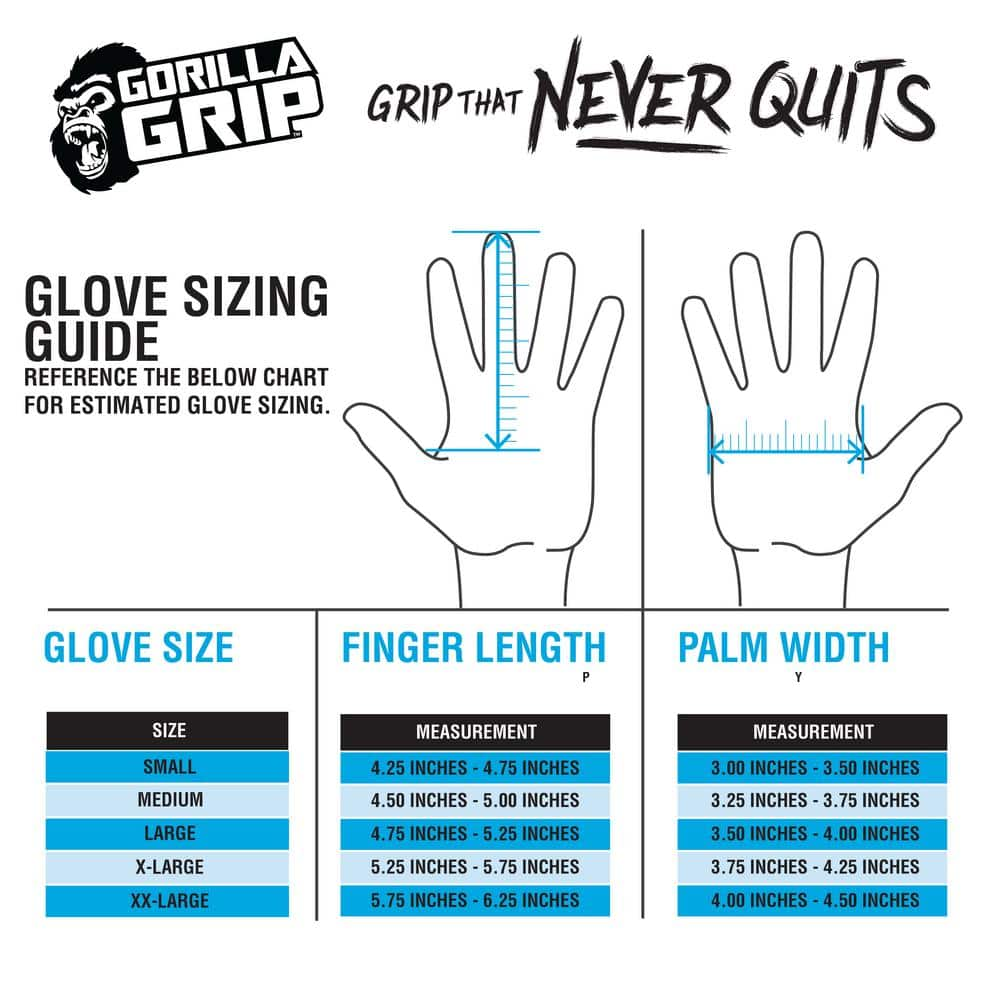 Small TRAX Extreme Grip Work Gloves
