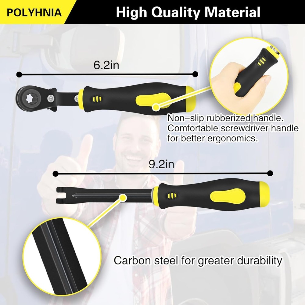 Slack Adjuster Brake Tool 2 Pcs Semi New