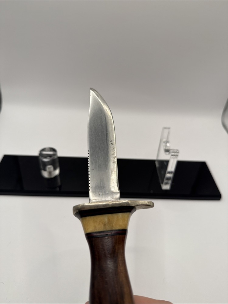 Hand Carved Snake Handle Theater Knife