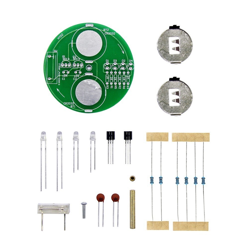 Easy Beginner DIY Soldering Kit for Electronics with LED Gyroscope Board