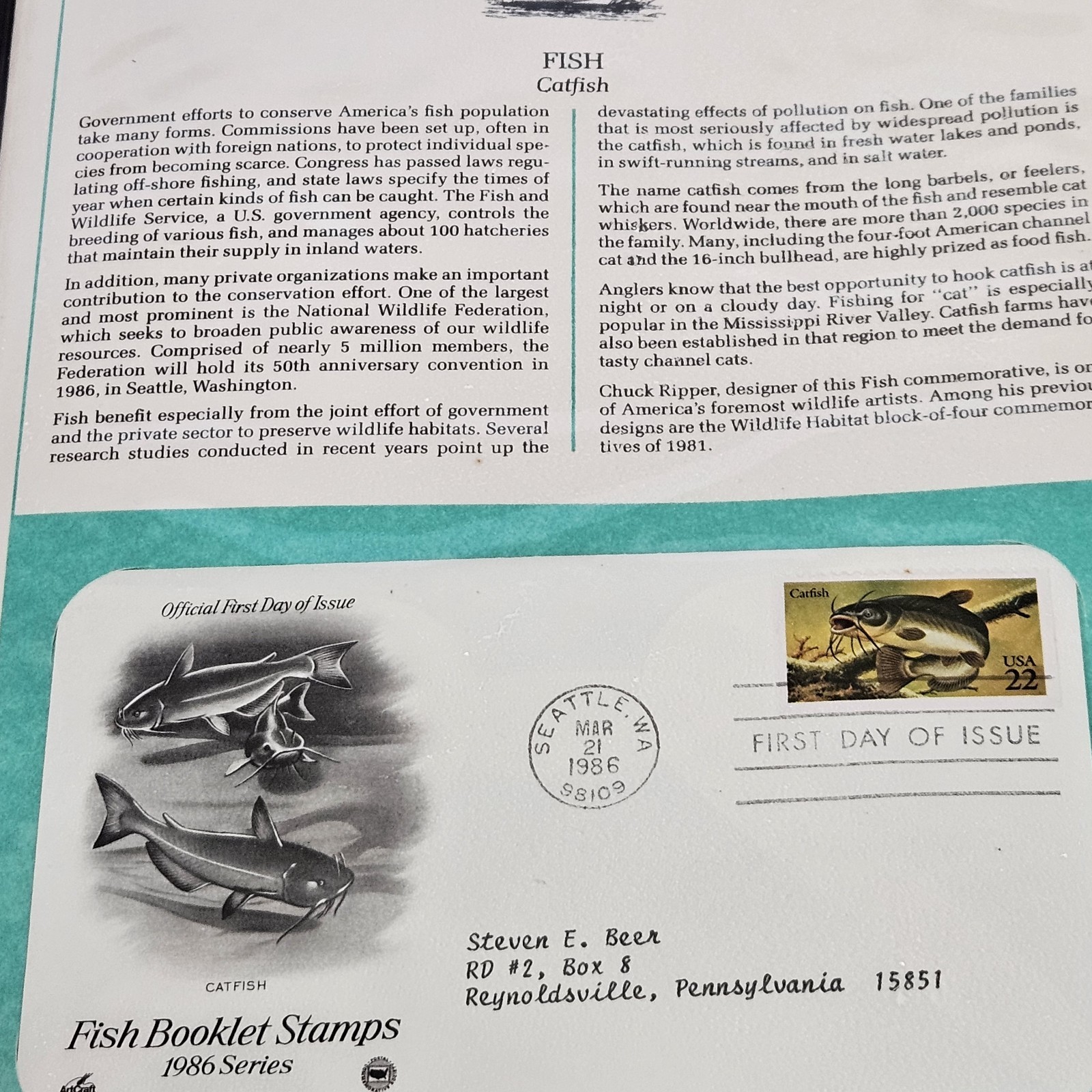 27 Postal Commemorative Society US First Day & Special Covers 1986