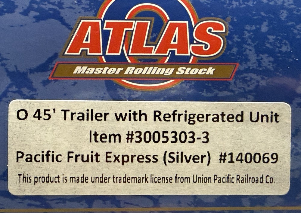 Atlas O Scale 45' Pines Trailers Model Railroad Accessory