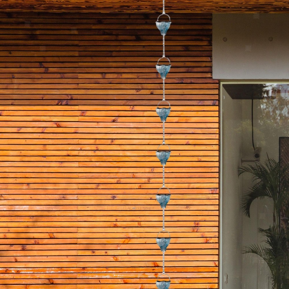 Rain Chain 113" Length Home Decor