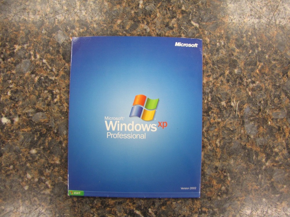 Microsoft Windows XP Professional Version 2002 w/ Product Key w/ 2-CDs- NE34