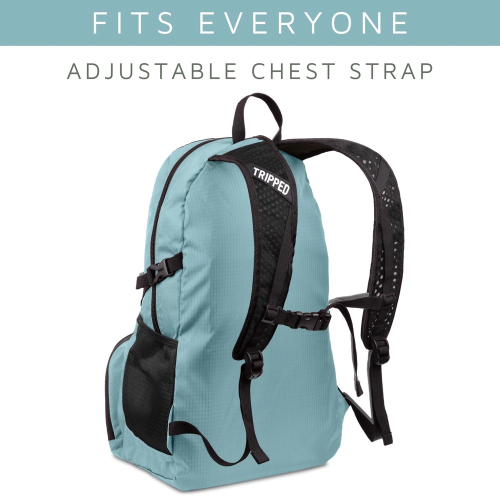 Travel Backpack- Foldable Collapsible Lightweight Backpack for Travel (Teal) ...