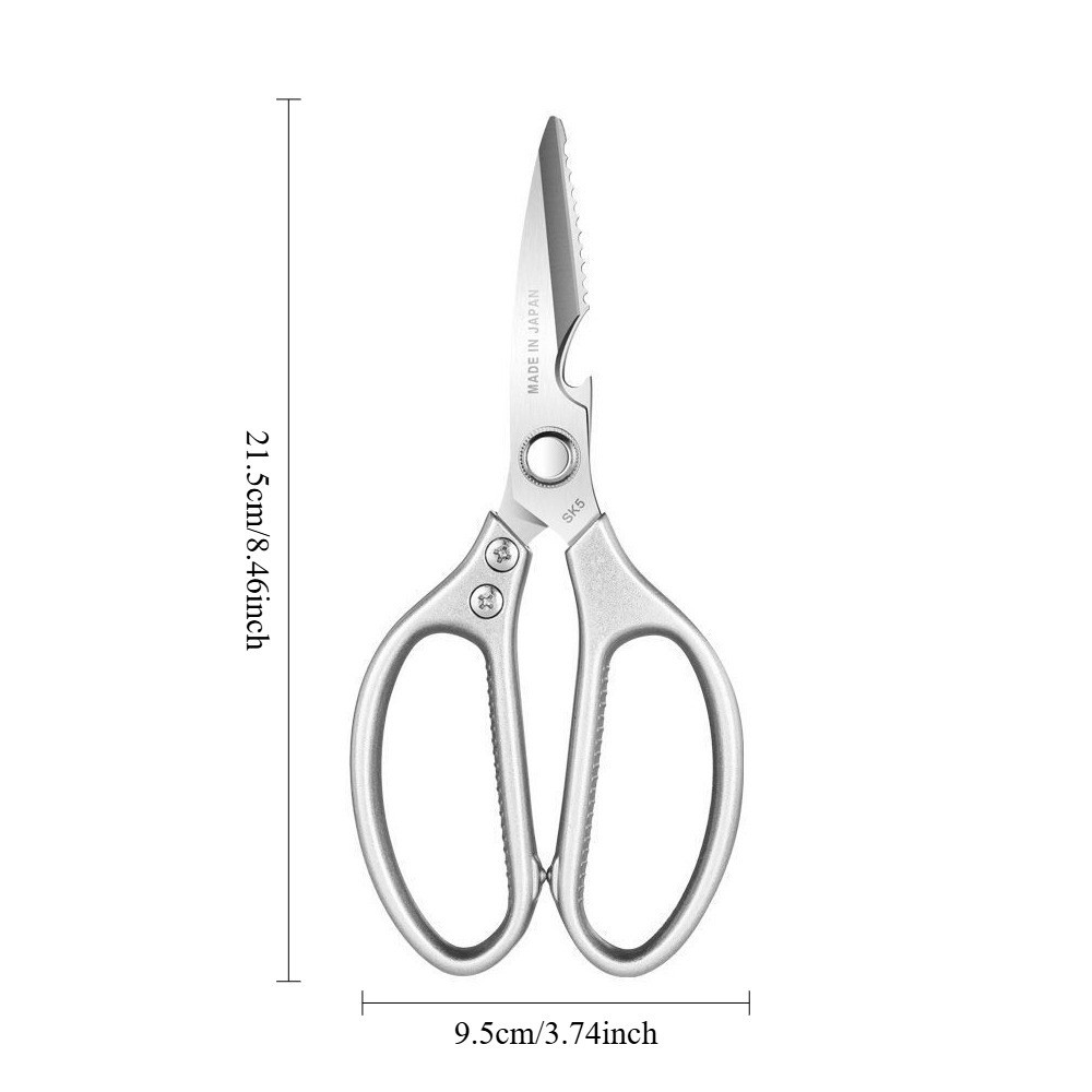 Heavy Duty Kitchen Shears Stainless Steel Multi-Function Scissors for Meat Fish