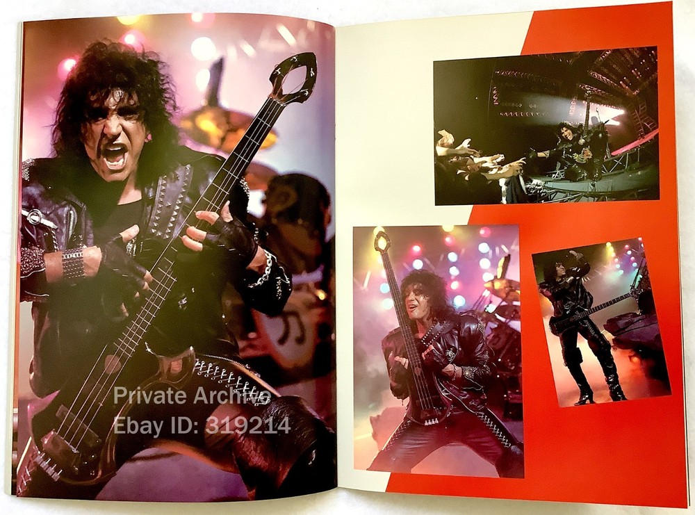 KISS Japan 1988 Crazy Nights Non-Makeup Tour Program Book Eric Carr - Ships USA