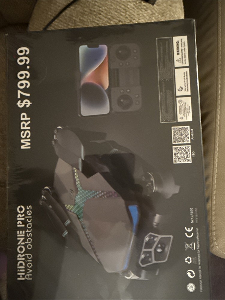 HiDrone Pro Smart Camera with Obstacle Avoidance and HD Optical Flow Black