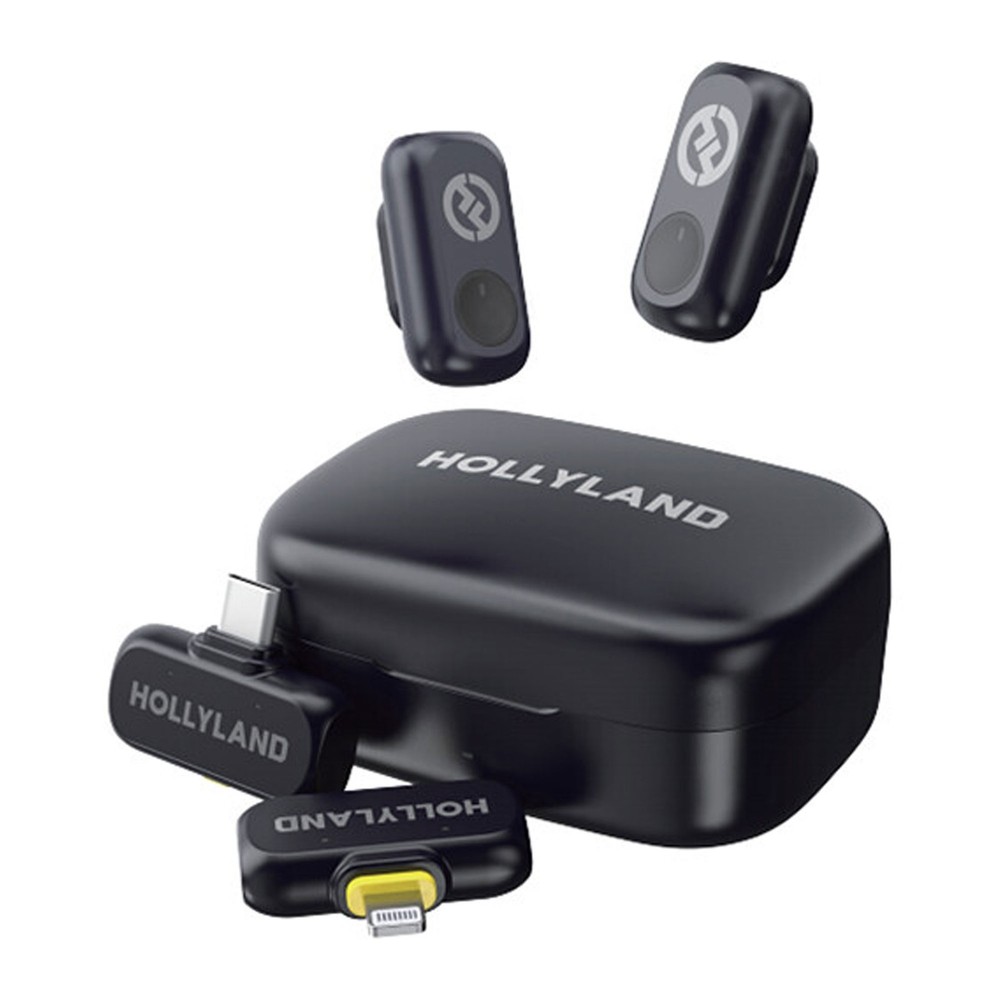 Hollyland LARK A1 Combo Wireless Mic System for Mobile Devices Video Bundle