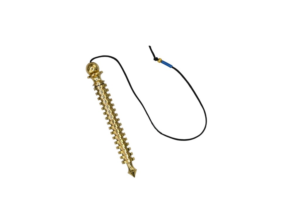 Gold 16 ISIS Ring Plate Openable Steel Copper Pendulum for Divination