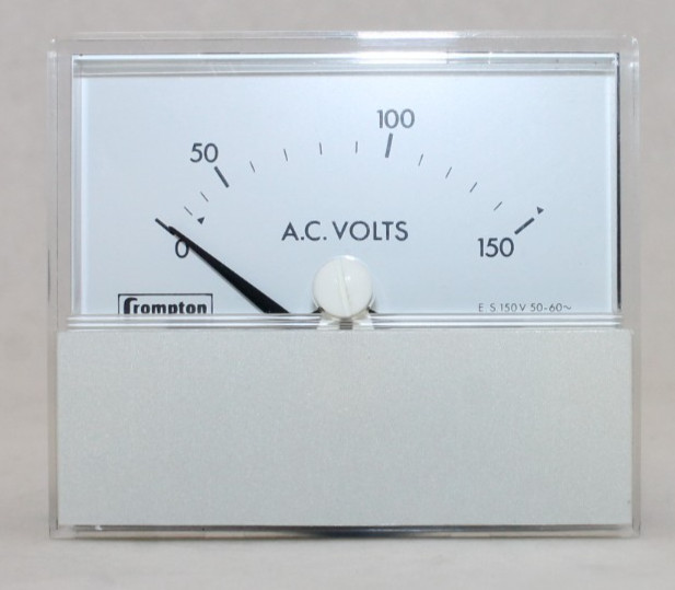 Crompton 223-02 VA-PZPZ Panel Meter (No Hardware)