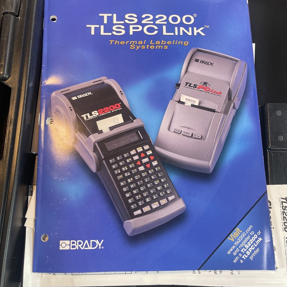 Brady TLS2200 Thermal Labeling System Printer Needs Firmware Update. Memory Err.