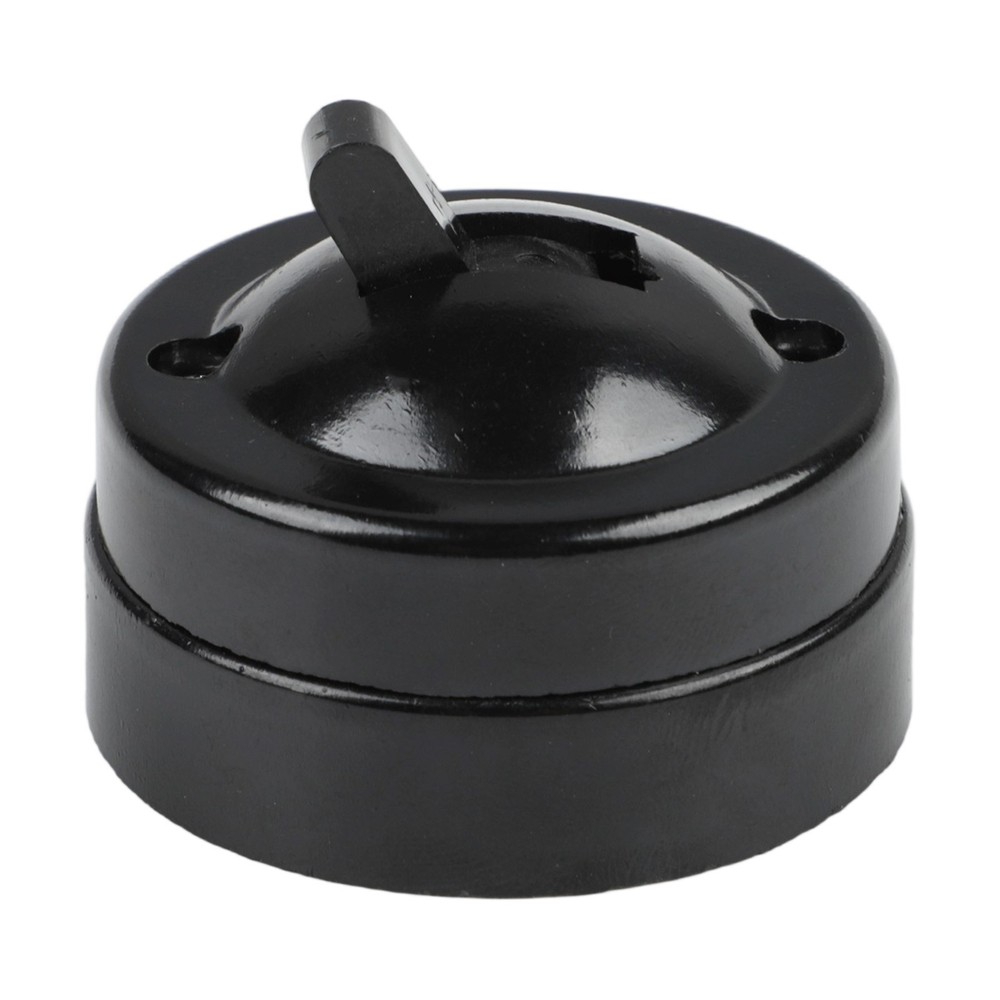 Round Single Control Retro Light Switch Old Fashioned Wall Mount Home Decor New